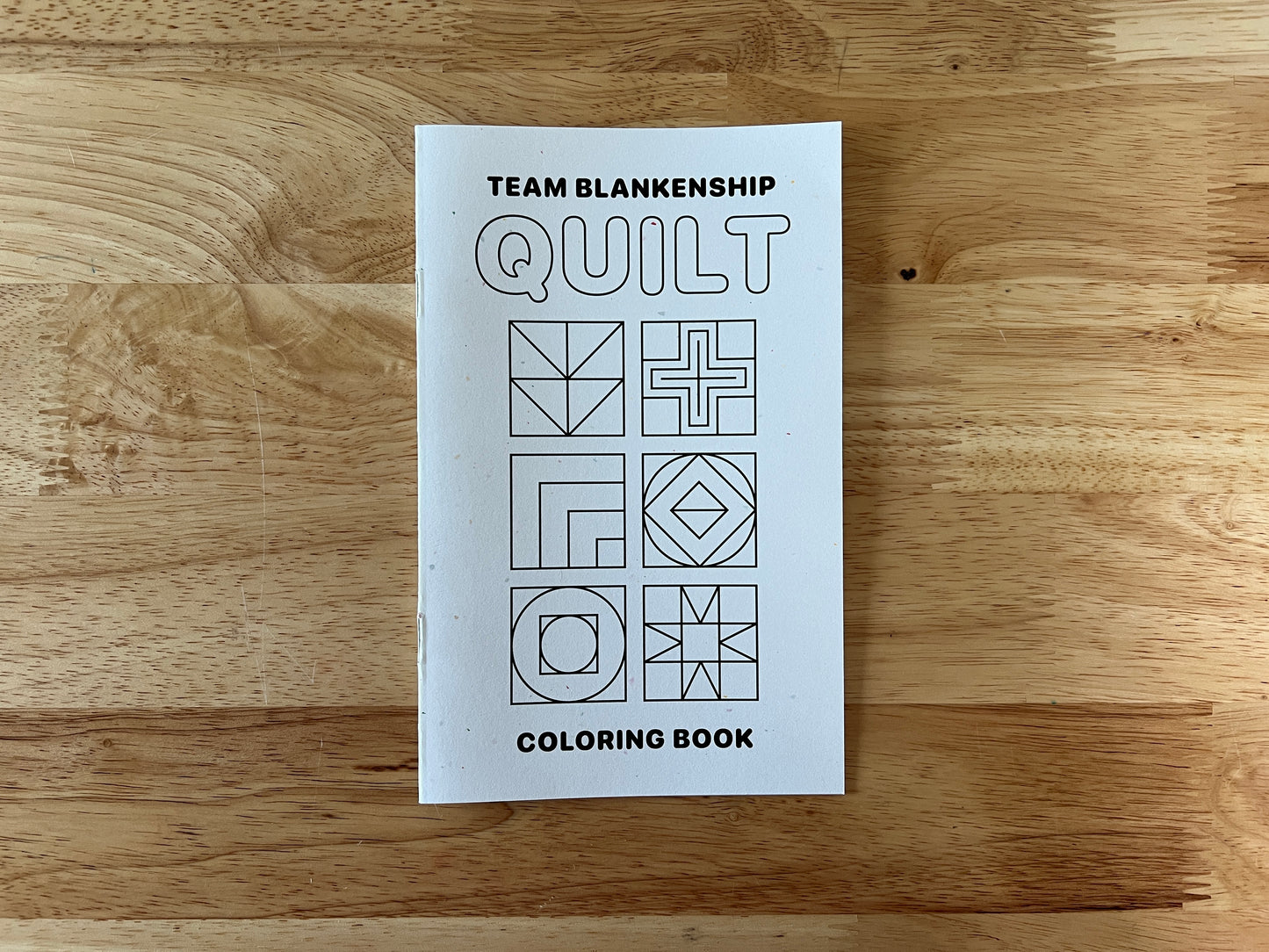 Team Blankenship Quilt Coloring Book