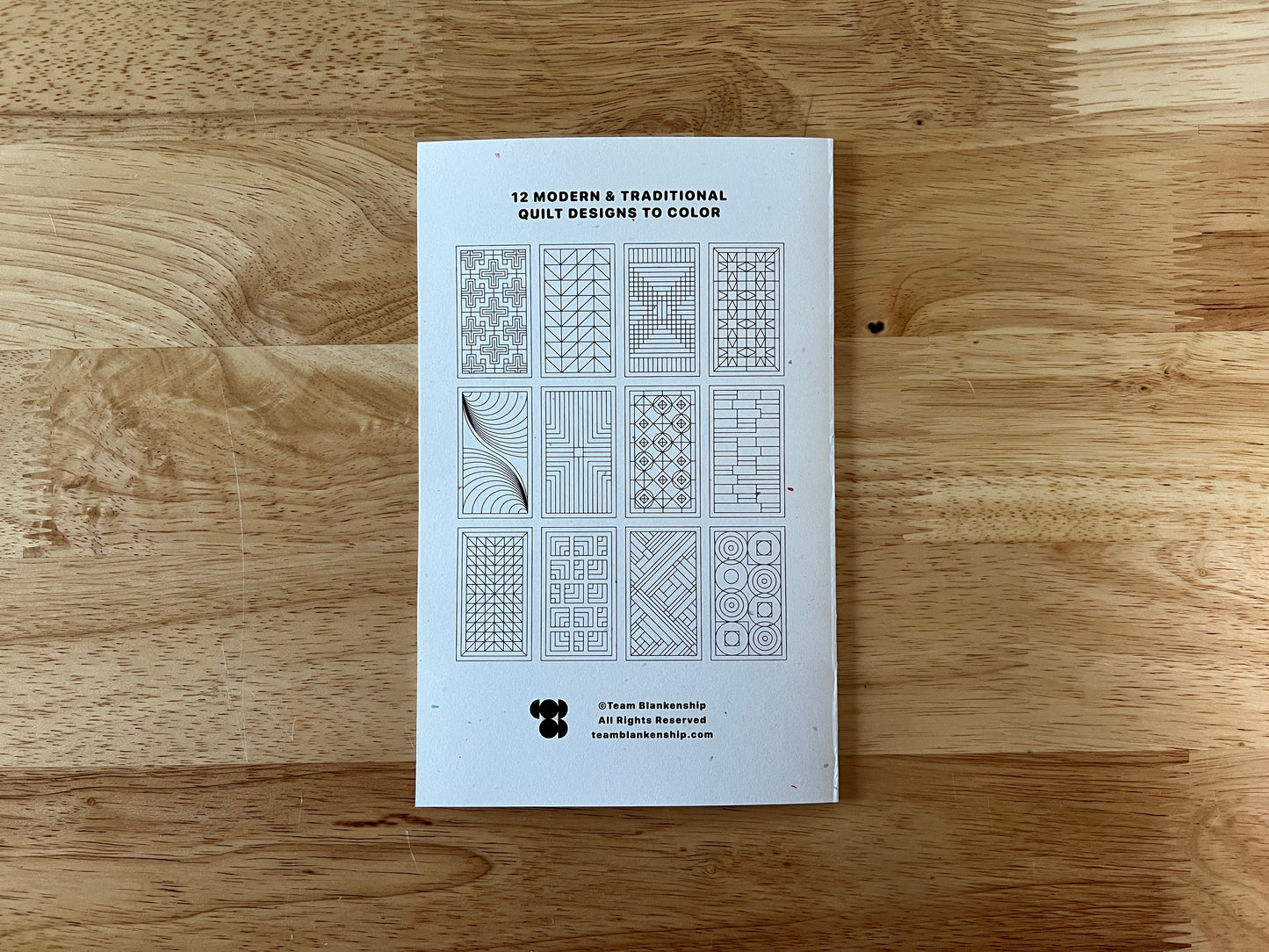 Team Blankenship Quilt Coloring Book