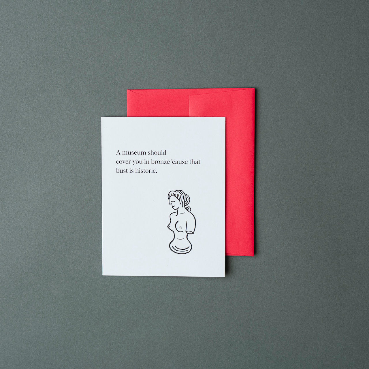 Exhibitionist - Haiku Greeting Card