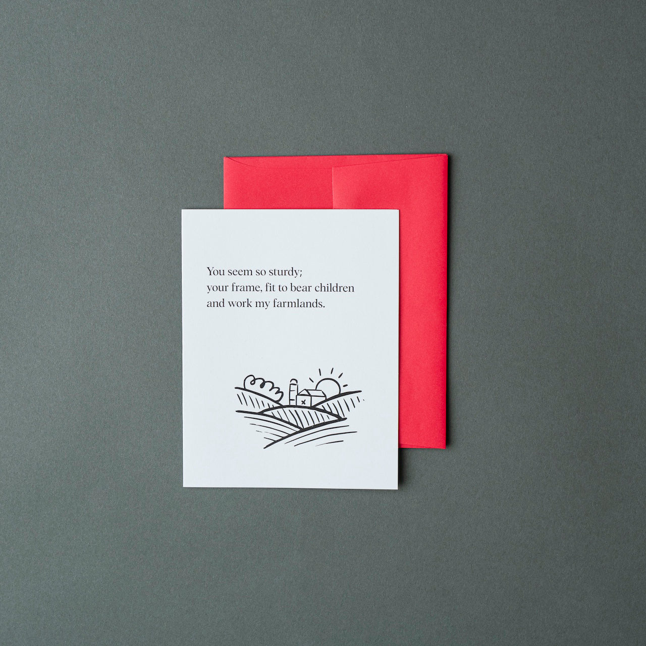 Hard Times - Haiku Greeting Card